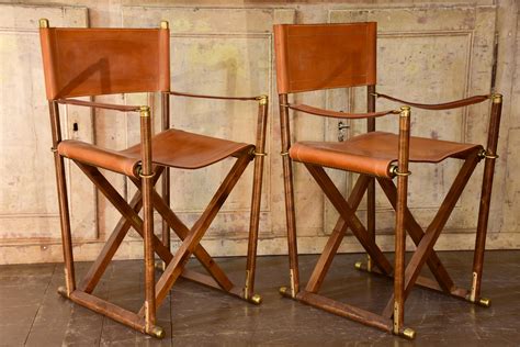 Leather Folding Chairs for sale